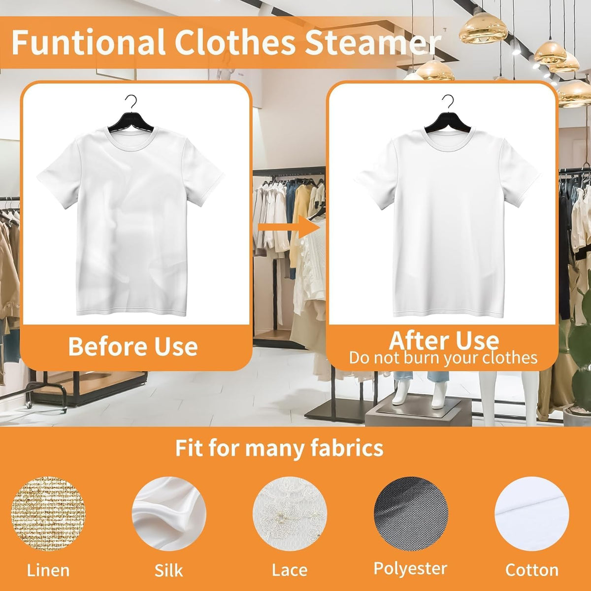 Mini Steam Iron for Clothes