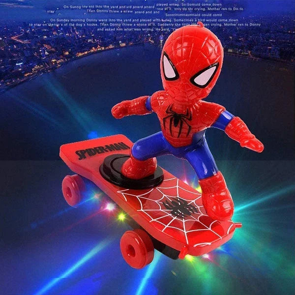 Spider-Man Electric Stunt Scooter & Skateboard