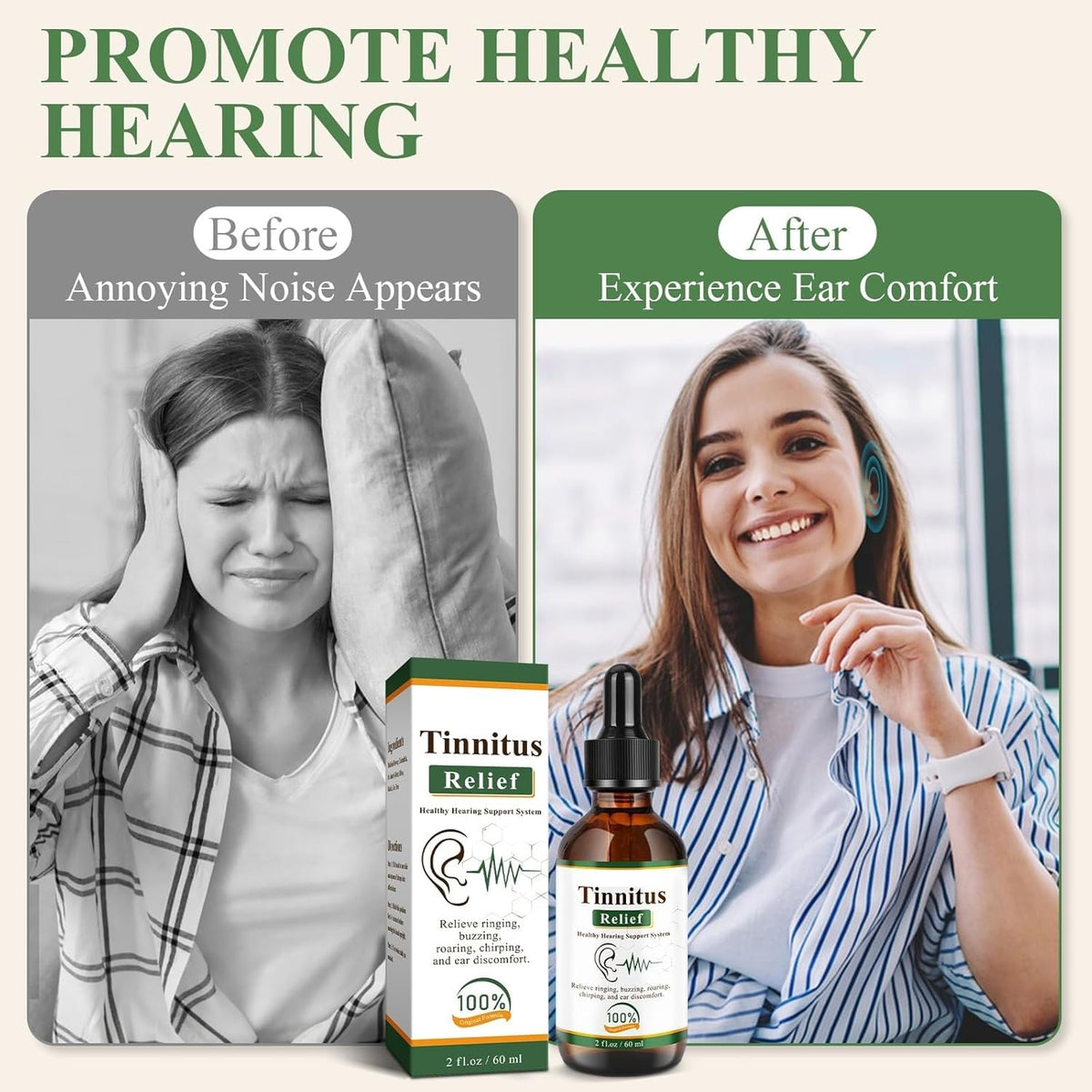 Tinnitus Relief Drops (کانوں کے مسائل کا حل)