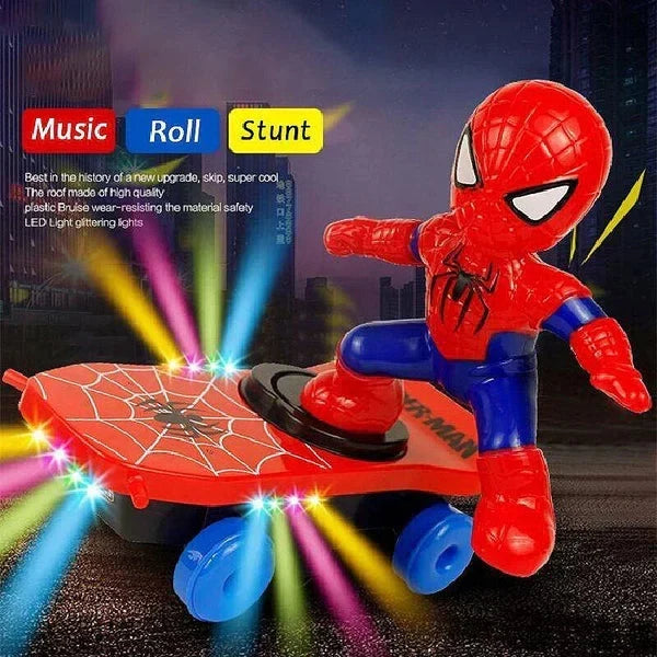 Spider-Man Electric Stunt Scooter & Skateboard