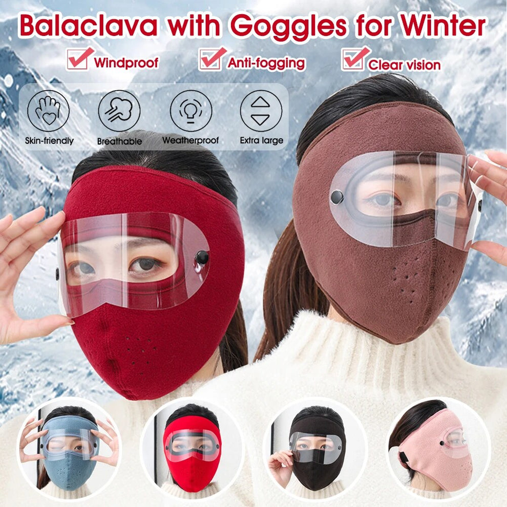 Winter Warm Mask Face Shield Anti Fog Buy 1 get 1 Free